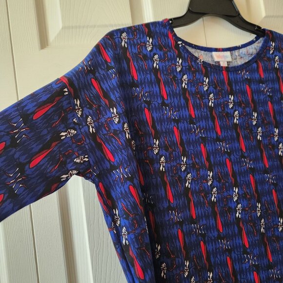 Lularoe Disney Villains Cruella de Vil 101 Dalmatians IRMA Top Size Medium NWT - Picture 7 of 10